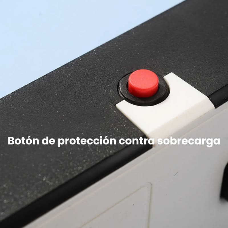 Alargue prolongador 6 tomas con 3 usb y tipo c | 2 metros - Image 4