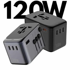 Adaptador Universal 120W PD QC Viaje