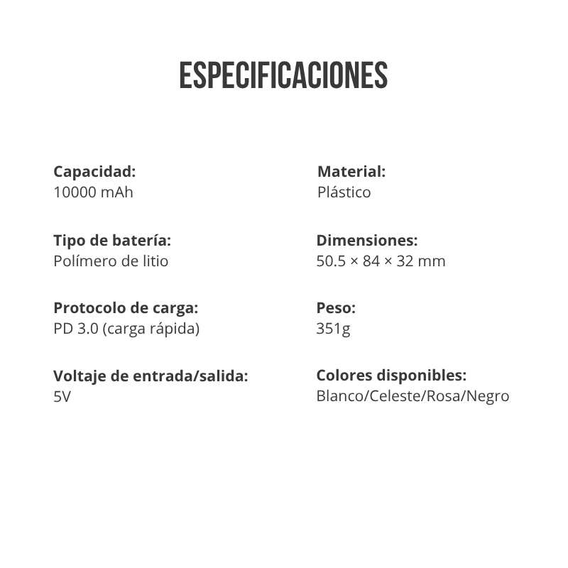 Mini power bank 10000mAh - Image 12