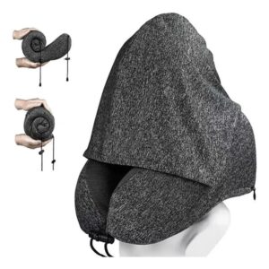 Almohada de cuello con capucha
