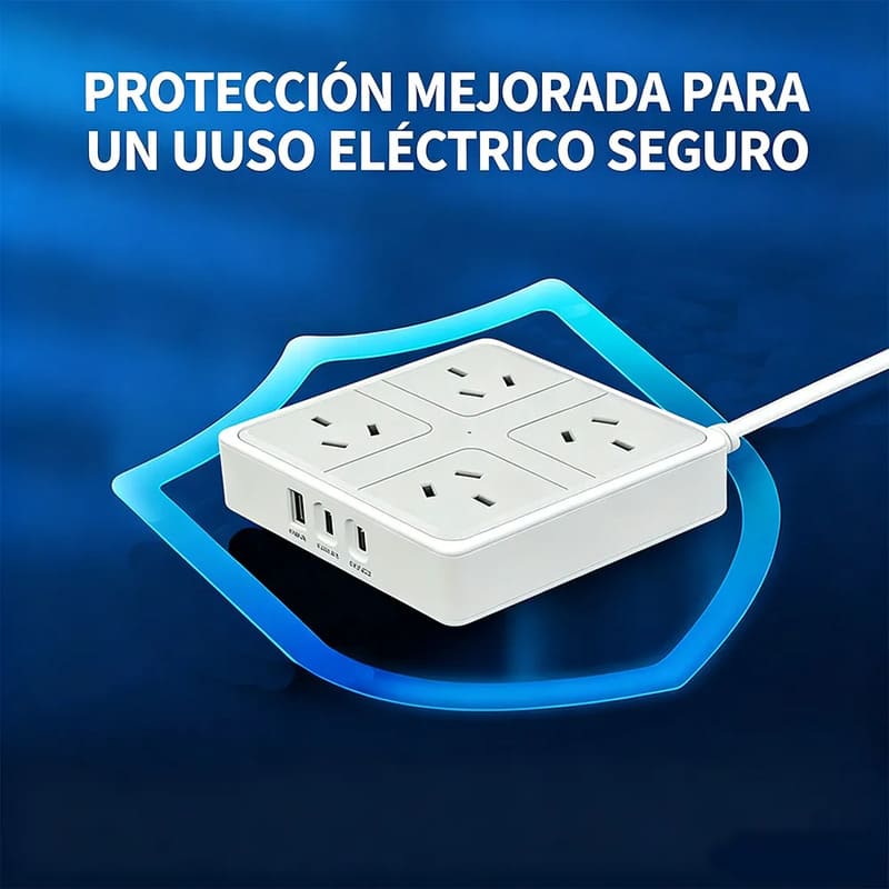 Zapatilla Eléctrica 7 En 1 2500W - Image 9
